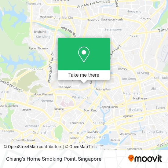 Chiang's Home Smoking Point map