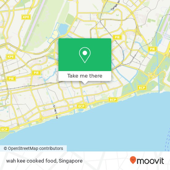 wah kee cooked food map