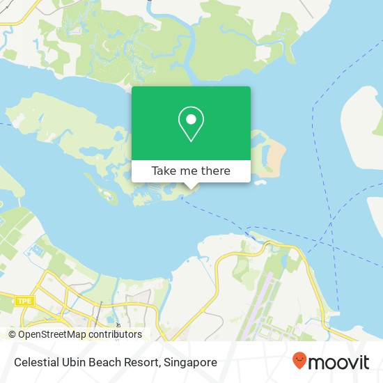Celestial Ubin Beach Resort map