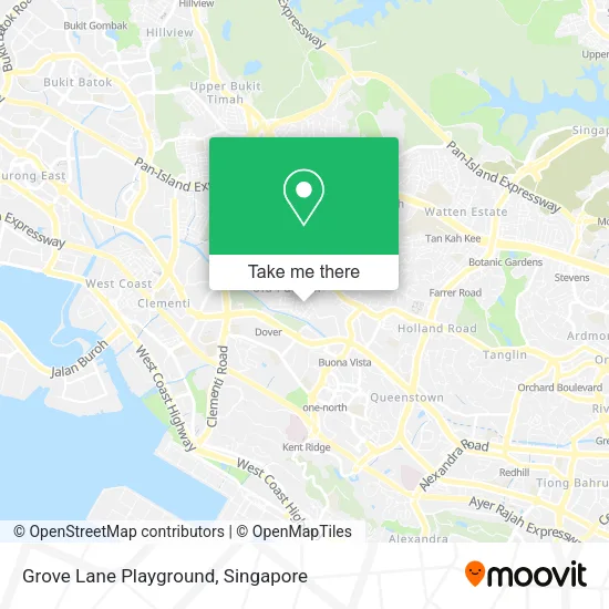 Grove Lane Playground map