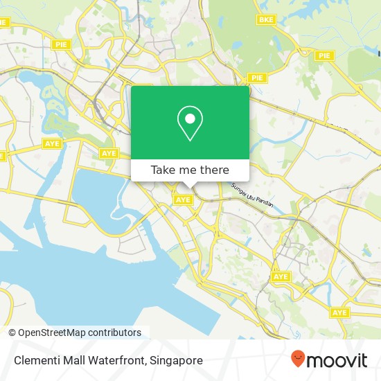 Clementi Mall Waterfront地图