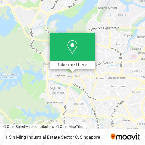 1 Sin Ming Industrial Estate Sector C map