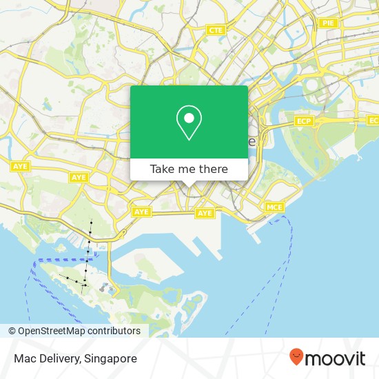 Mac Delivery地图