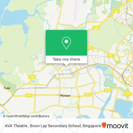 AVA Theatre , Boon Lay Secondary School地图
