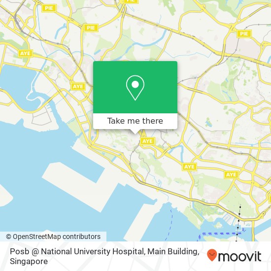 Posb @ National University Hospital, Main Building map