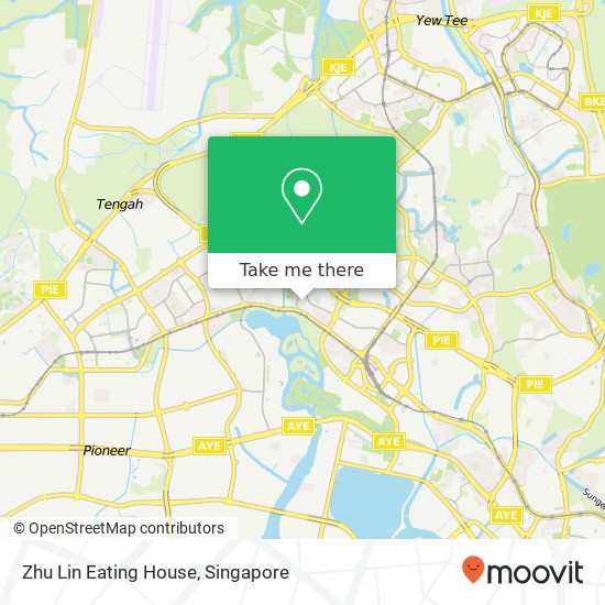 Zhu Lin Eating House map
