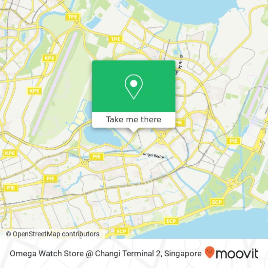 Omega Watch Store @ Changi Terminal 2 map