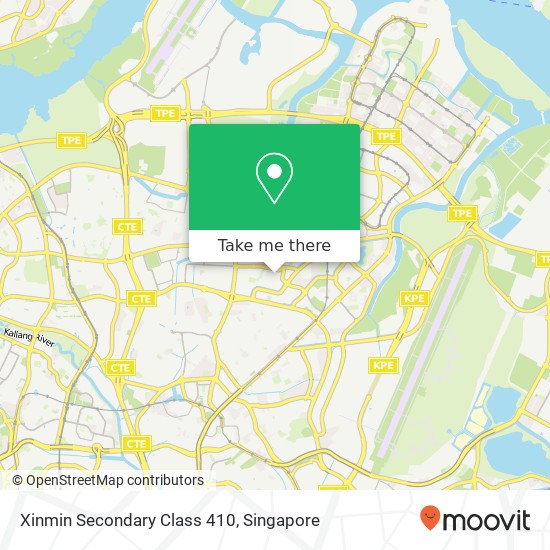 Xinmin Secondary Class 410 map