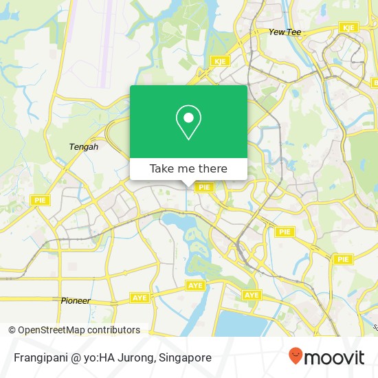 Frangipani @ yo:HA Jurong map
