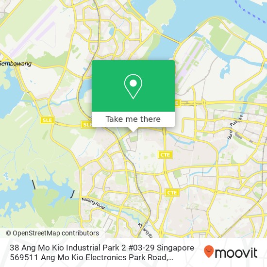 38 Ang Mo Kio Industrial Park 2 #03-29 Singapore 569511 Ang Mo Kio Electronics Park Road map