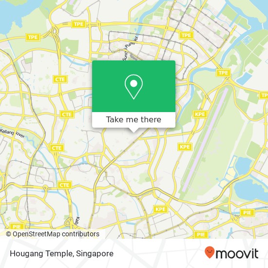 Hougang Temple map