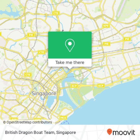 British Dragon Boat Team map