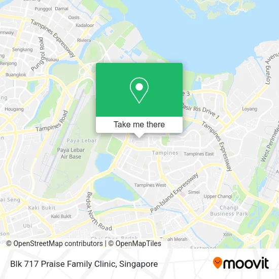 Blk 717 Praise Family Clinic map
