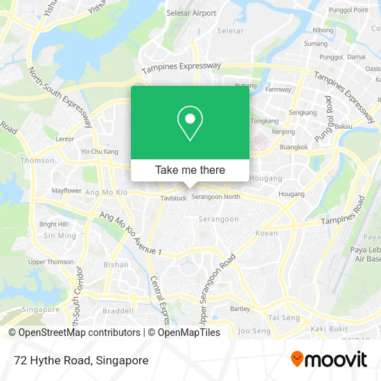 72 Hythe Road地图