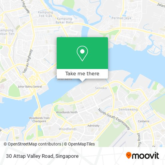 30 Attap Valley Road map