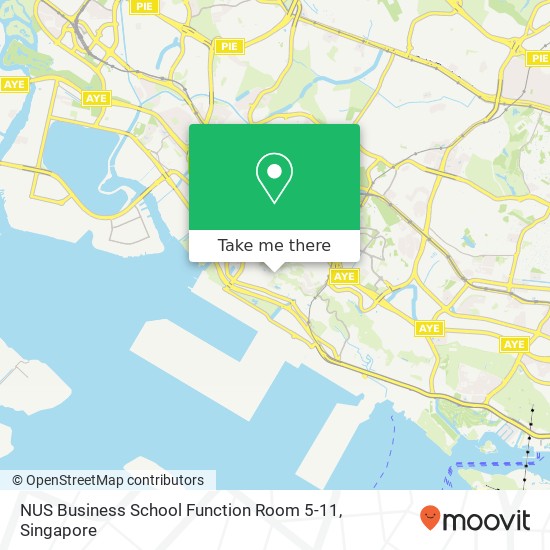 NUS Business School Function Room 5-11 map