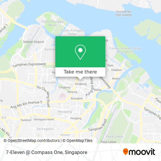 7-Eleven @ Compass One map