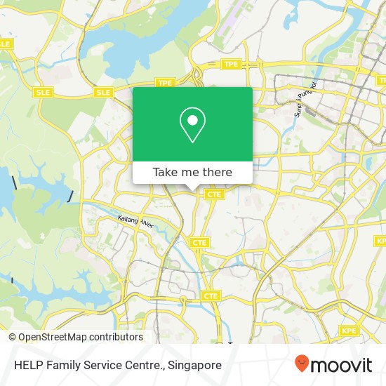 HELP Family Service Centre. map