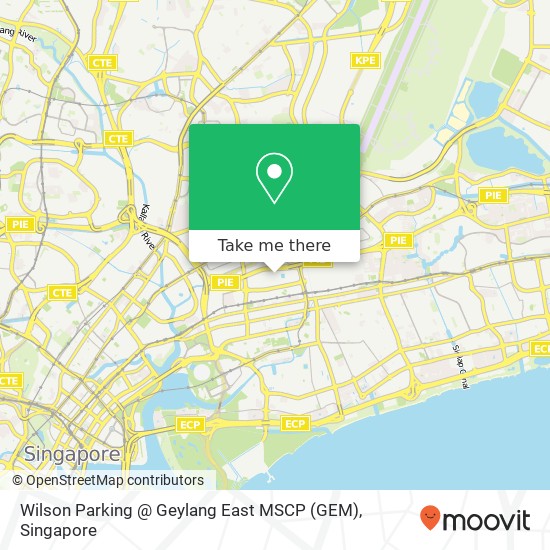 Wilson Parking @ Geylang East MSCP (GEM)地图