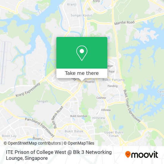 ITE Prison of College West @ Blk 3 Networking Lounge map
