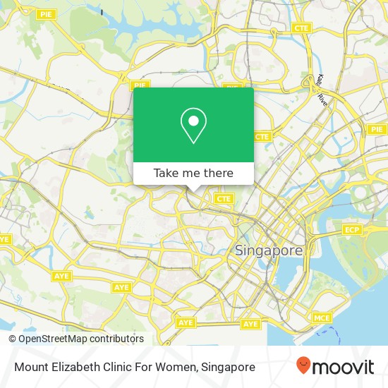 Mount Elizabeth Clinic For Women map