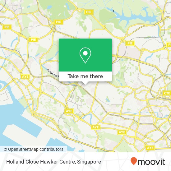 Holland Close Hawker Centre map