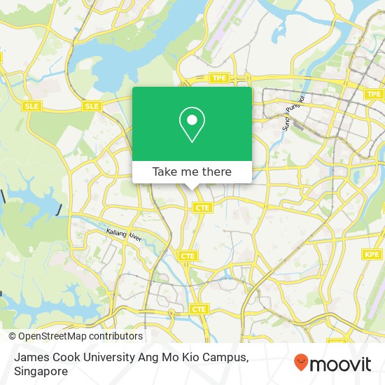 James Cook University Ang Mo Kio Campus map