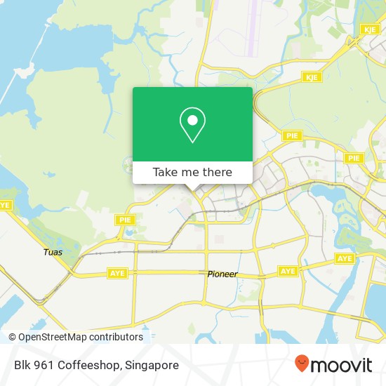 Blk 961 Coffeeshop map