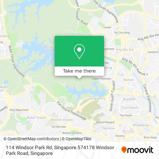 114 Windsor Park Rd, Singapore 574178 Windsor Park Road map