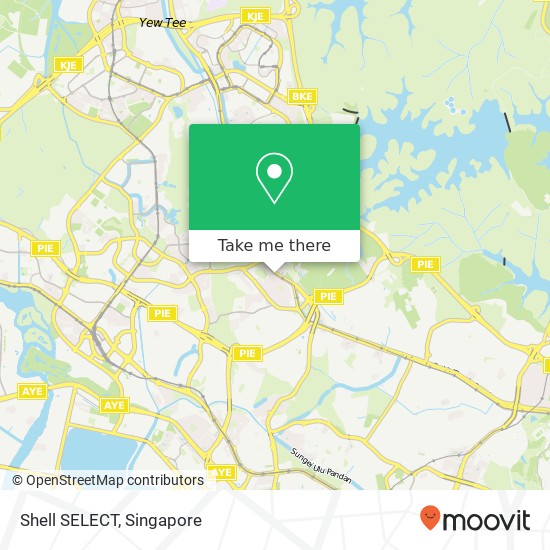 Shell SELECT map