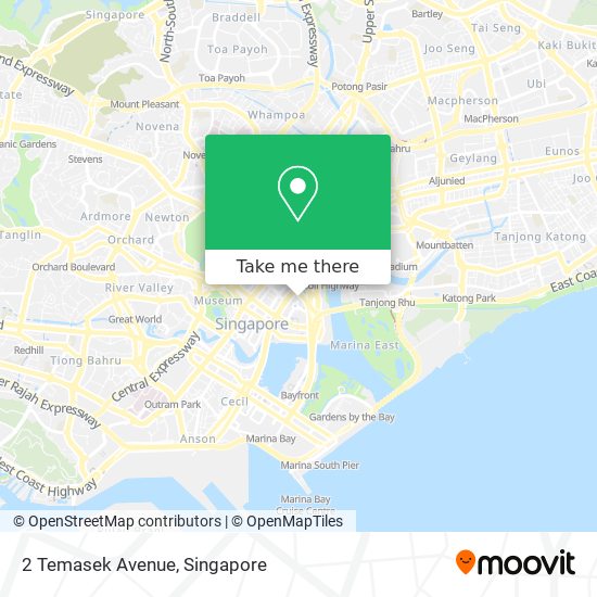 2 Temasek Avenue map