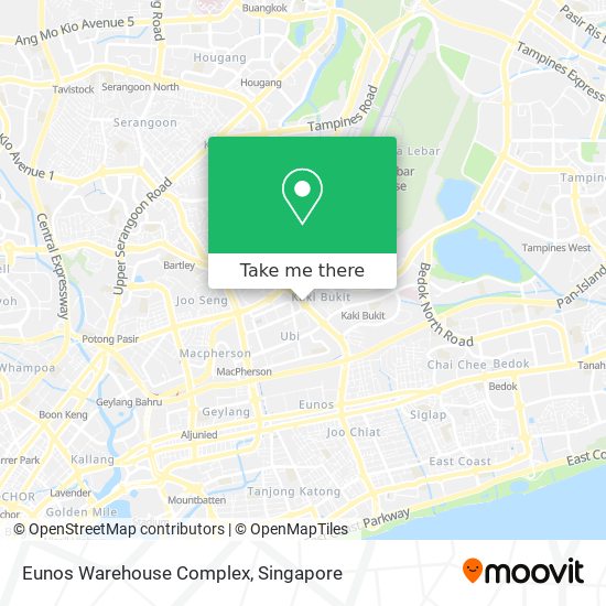 Eunos Warehouse Complex map