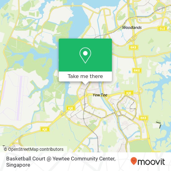 Basketball Court @ Yewtee Community Center map