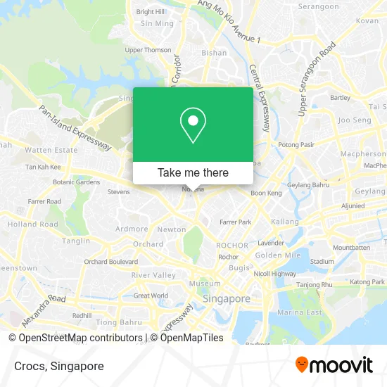 Crocs map