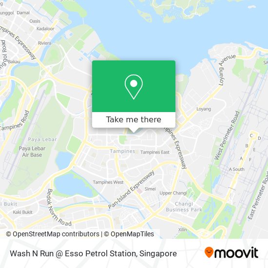 Wash N Run @ Esso Petrol Station map