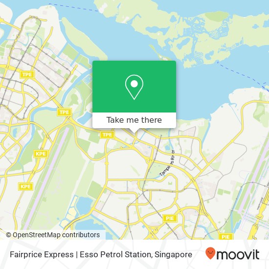 Fairprice Express | Esso Petrol Station map