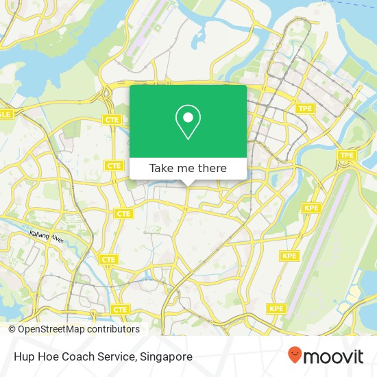 Hup Hoe Coach Service map