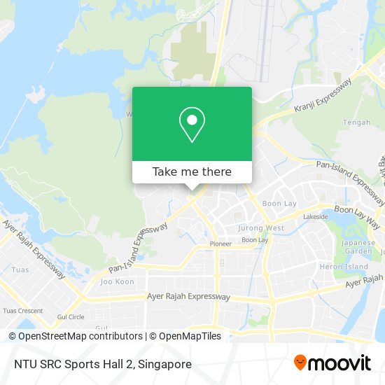 NTU SRC Sports Hall 2 map