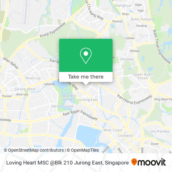 Loving Heart MSC @Blk 210 Jurong East map