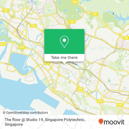 The floor @ Studio 19, Singapore Polytechnic map