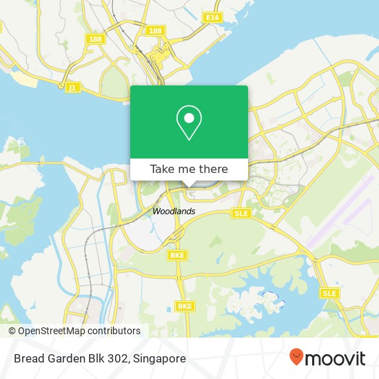 Bread Garden Blk 302 map