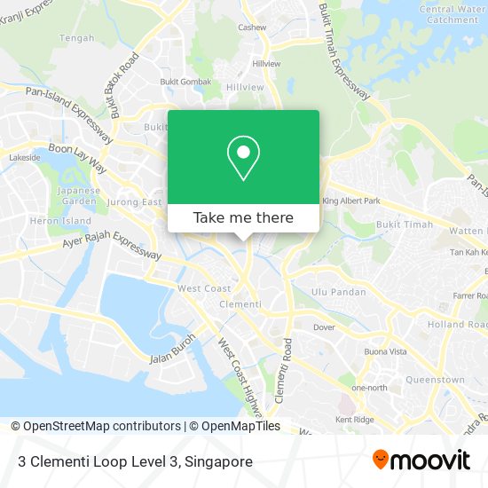 3 Clementi Loop Level 3 map