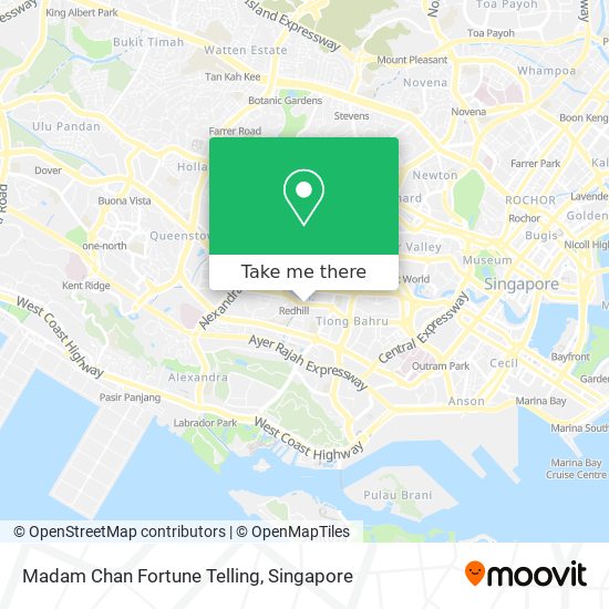 Madam Chan Fortune Telling map