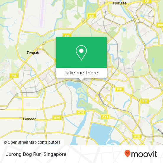 Jurong Dog Run map