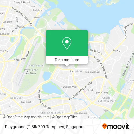 Playground @ Blk 709 Tampines地图