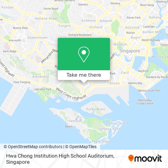 Hwa Chong Institution High School Auditorium map