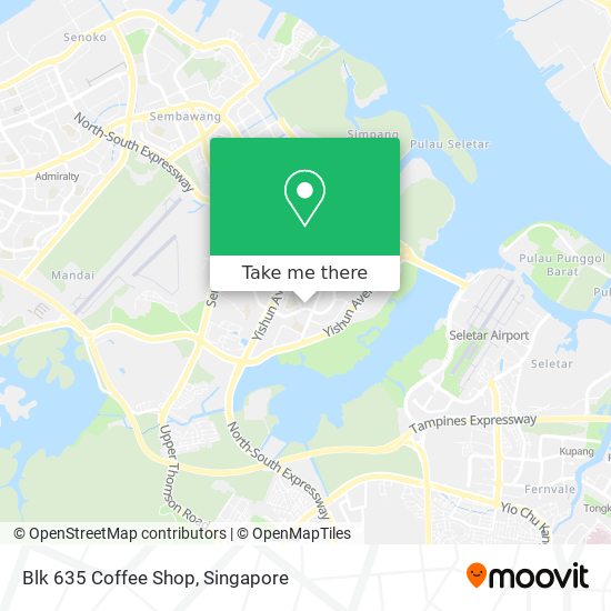 Blk 635 Coffee Shop map