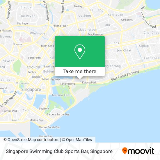 Singapore Swimming Club Sports Bar地图