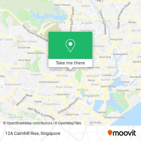 12A Cairnhill Rise map