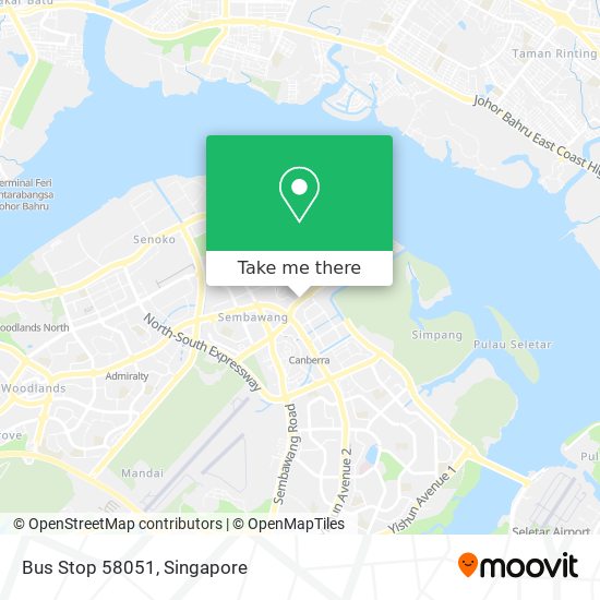 Bus Stop 58051 map